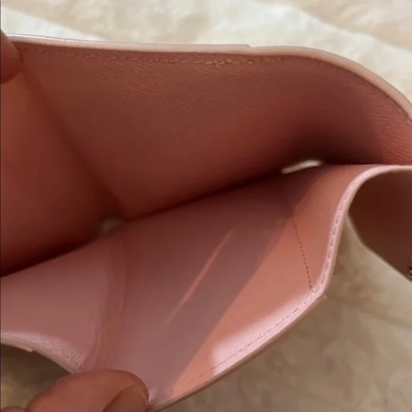 Louis Vuitton Pink and Tan Checkered Wallet - Picture 6 of 8